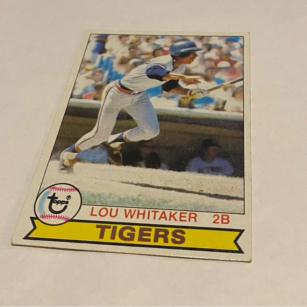 Lou Whitaker 1979 Topps Baseball Card Vintage Collectible